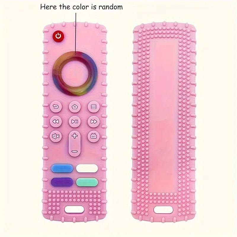 1Pc Chew Dog Teething Toy Silicone Remote Control for Puppies-Multi-Color Options Available,Silicone Material,Pet Teething Stick