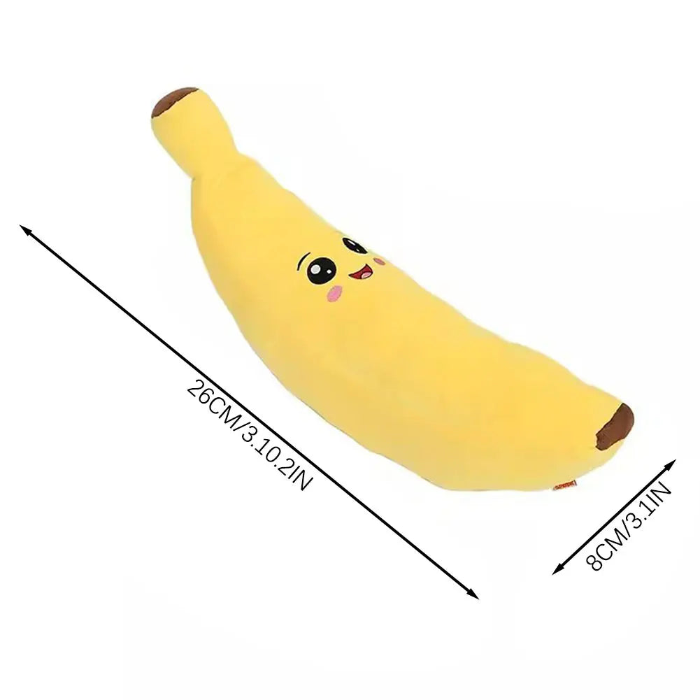 Stuffed Banana-Dog Toy 2 In 1 Interactive Plush Dog Toy Anxiety Boredom Relief Dog Toy For Small Medium Large Dogs