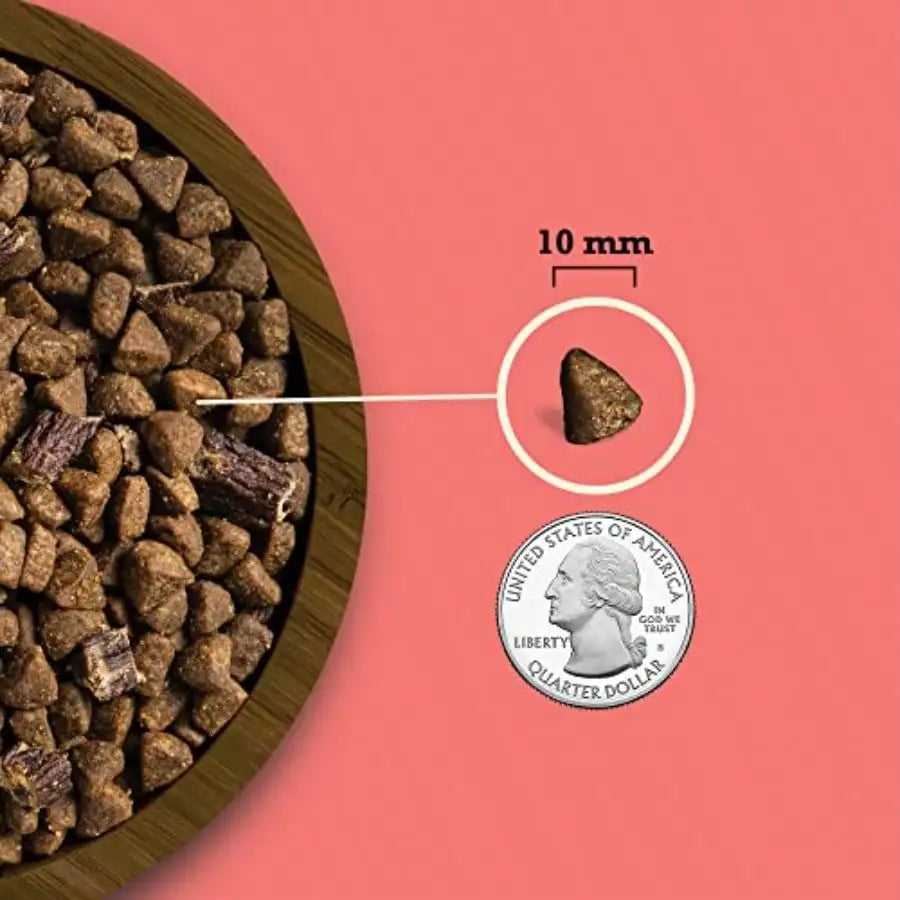 Dry Dog Food FarmRaised Beef Liver Recipe Dry Kibble And Beef Jerky Pieces 4lb