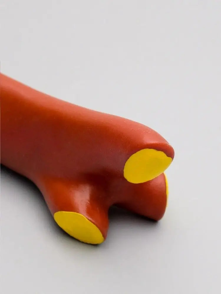 Interactive Squeaky Stick Dog Toy - Vinyl Chew Bone for Dental Health, Self-Play Entertainment & Training ( Durable & Non-Toxic)