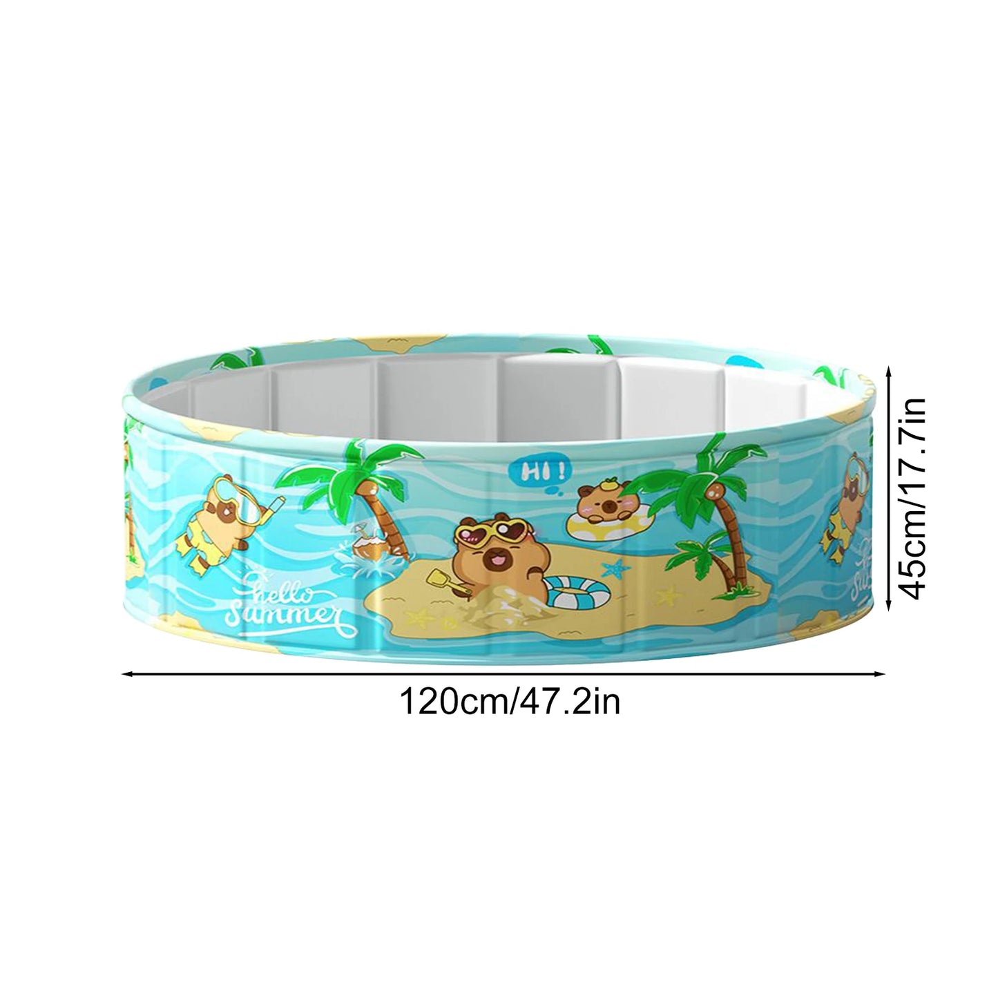 90/120/160cm Foldable Kids Pool Wading Pool Kids Swimming Pool Baby Framed Pools Pet Bath kid Basin Pet Pool Dog Bathing Tub