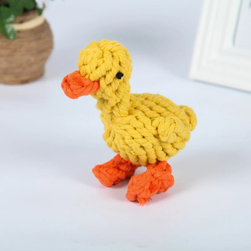 New hot-selling pet cotton rope toy dog bite-resistant braided cotton rope medium and large dog molar teeth cleaning toy