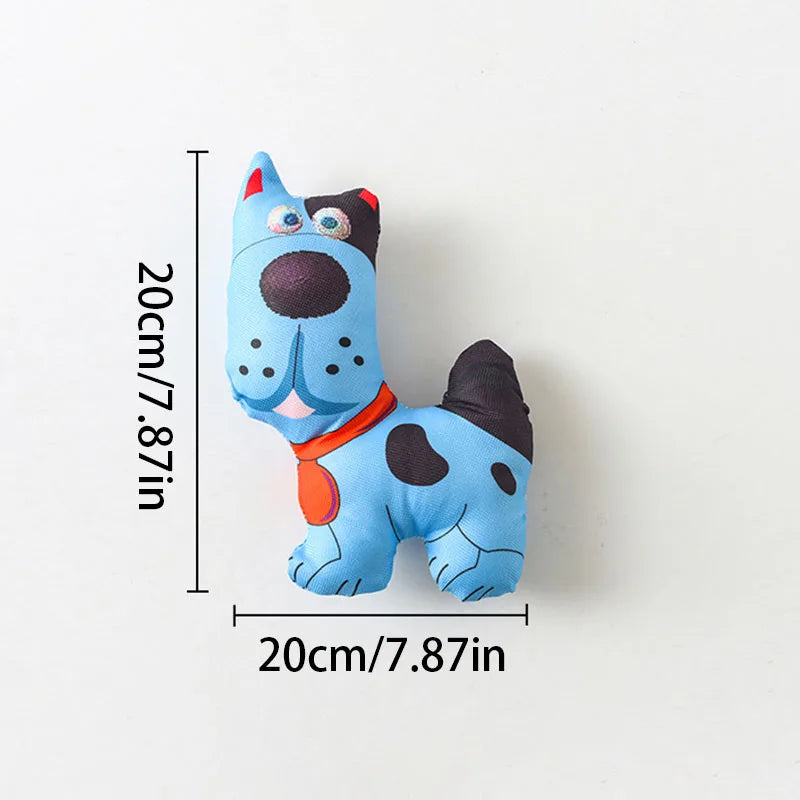 Squeaky Dog Chew Toys Bite Resistant Teeth Grinding Toys for Dogs Cats Interactive Play Boredom Relief Training Pet Toys