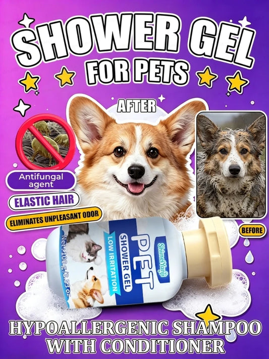 Waterless dry shampoo for cats and dogs; pet grooming and cleaning shampoo; foam; pet supplies