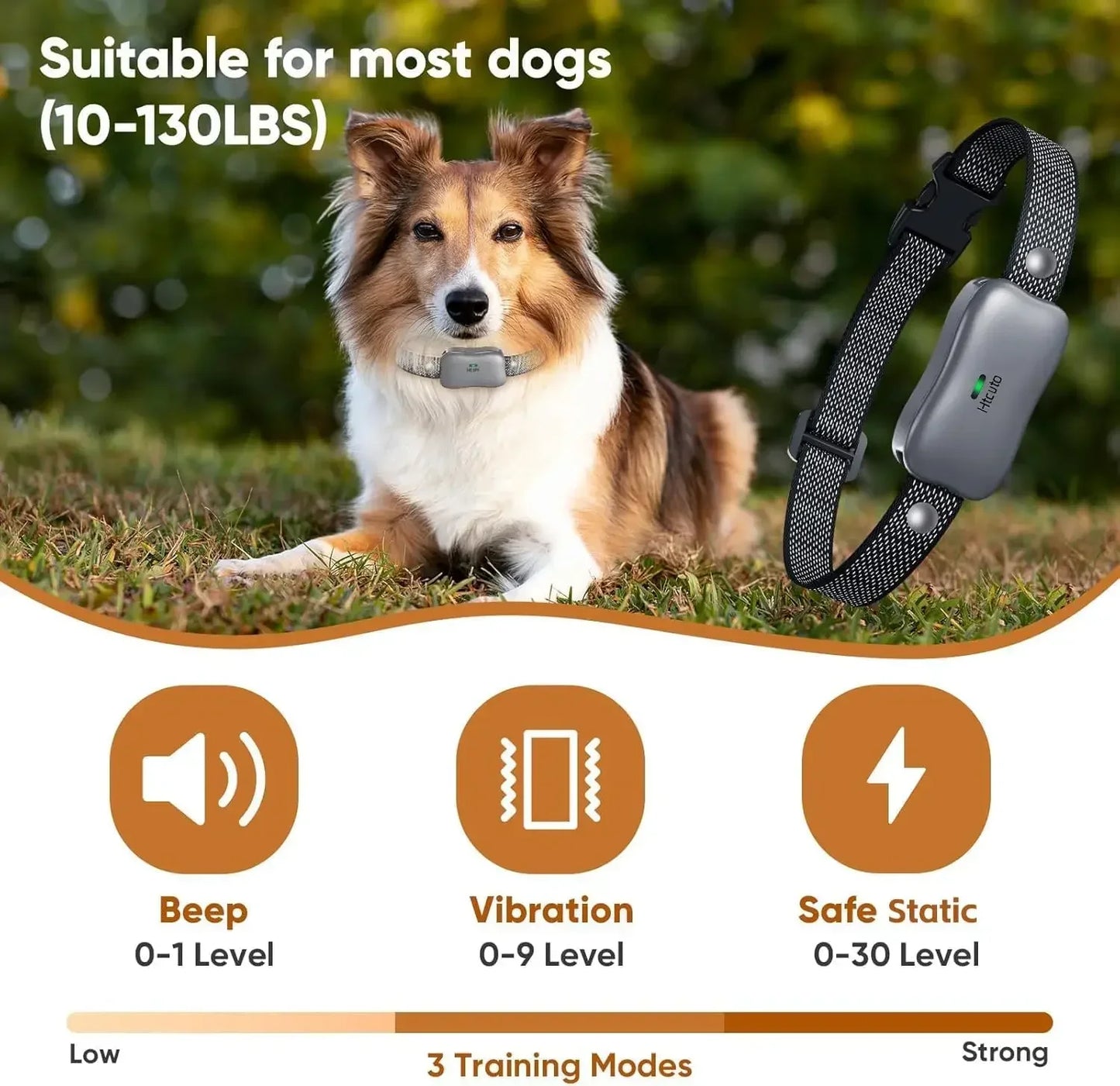 3500 Ft Wireless Dog Fence with 6100Ft Training Remote Collar, 185 Day Battery Rechargeable Electric Fence System, IPX7 Water Re