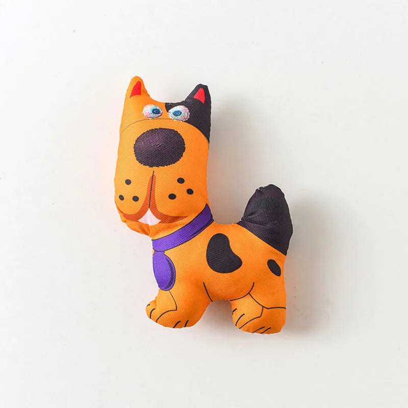 Squeaky Dog Chew Toys Bite Resistant Teeth Grinding Toys for Dogs Cats Interactive Play Boredom Relief Training Pet Toys