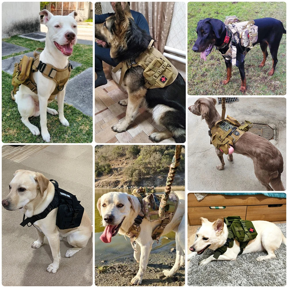 Large Dog Harness for German Shepherd Malinois Training Walking Pet Vest Dog Harnesses For Medium Large Dogs Accessories