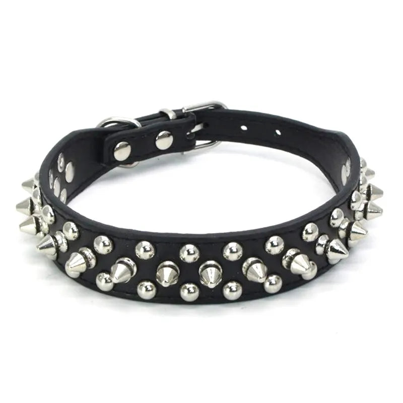 High Quality Dog Rivet Collar and Leash Set Anti Bite Pet Collars for Medium Large Dogs Bulldog Greyhound mascotas Accessories