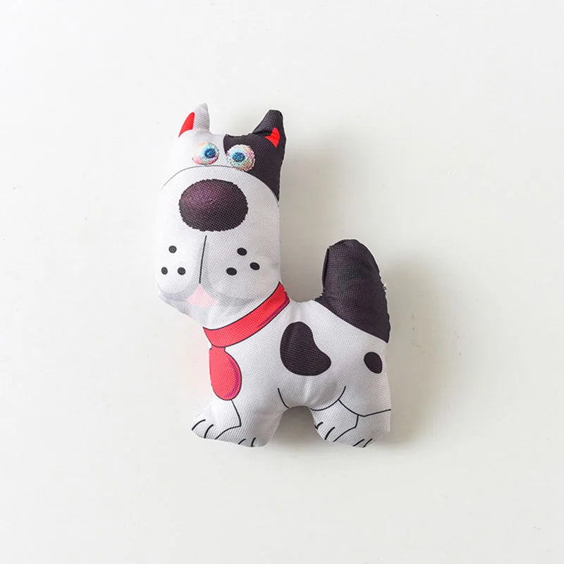 Squeaky Dog Chew Toys Bite Resistant Teeth Grinding Toys for Dogs Cats Interactive Play Boredom Relief Training Pet Toys