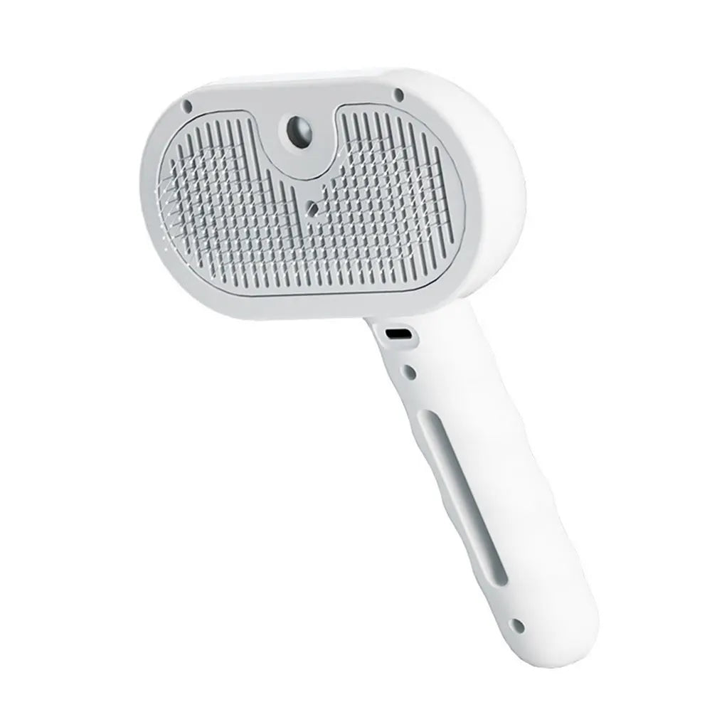 3 in 1 Cat Steam Brush with Release Button Cat Grooming Brush Rechargeable Cat Hair Brush Cat Brush for Cats Dogs Small Animals