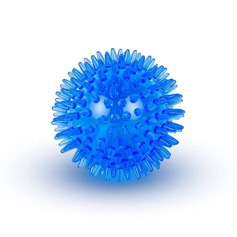 New Pet Toy Ball Cat Puppy Sounding Toy Tooth Cleaning Ball Training Pet Teeth Chewing Toy Thorn Balls Accessories