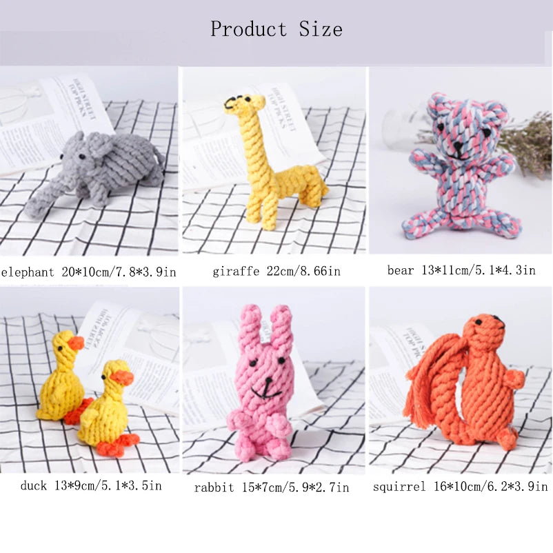 New hot-selling pet cotton rope toy dog bite-resistant braided cotton rope medium and large dog molar teeth cleaning toy