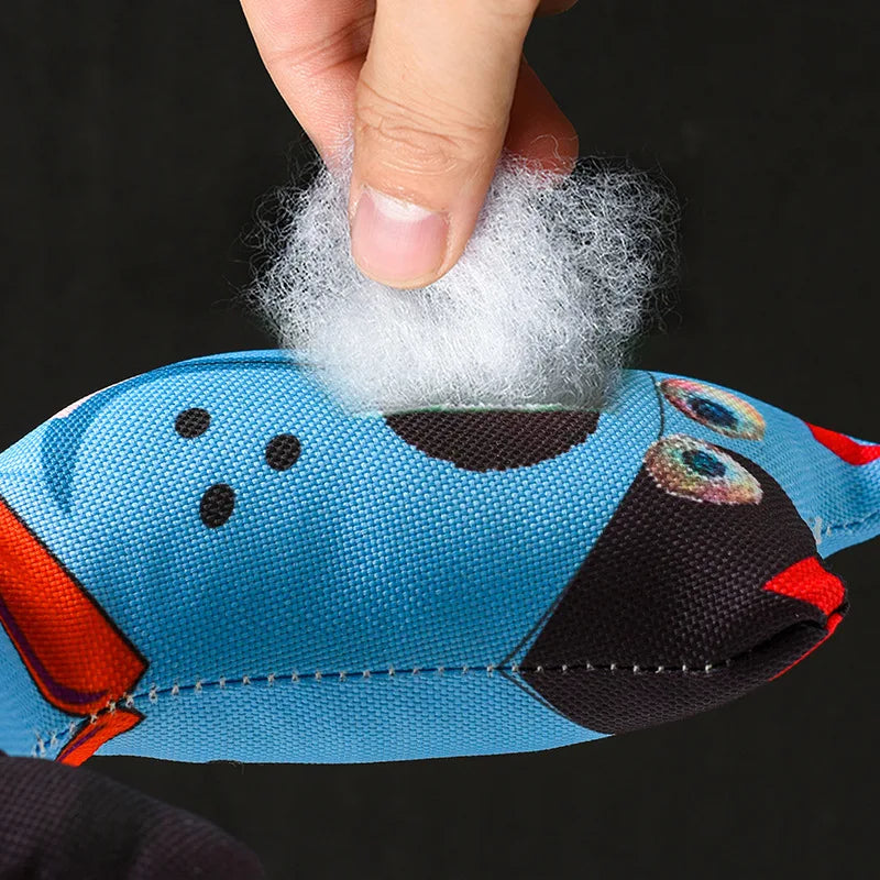 Squeaky Dog Chew Toys Bite Resistant Teeth Grinding Toys for Dogs Cats Interactive Play Boredom Relief Training Pet Toys