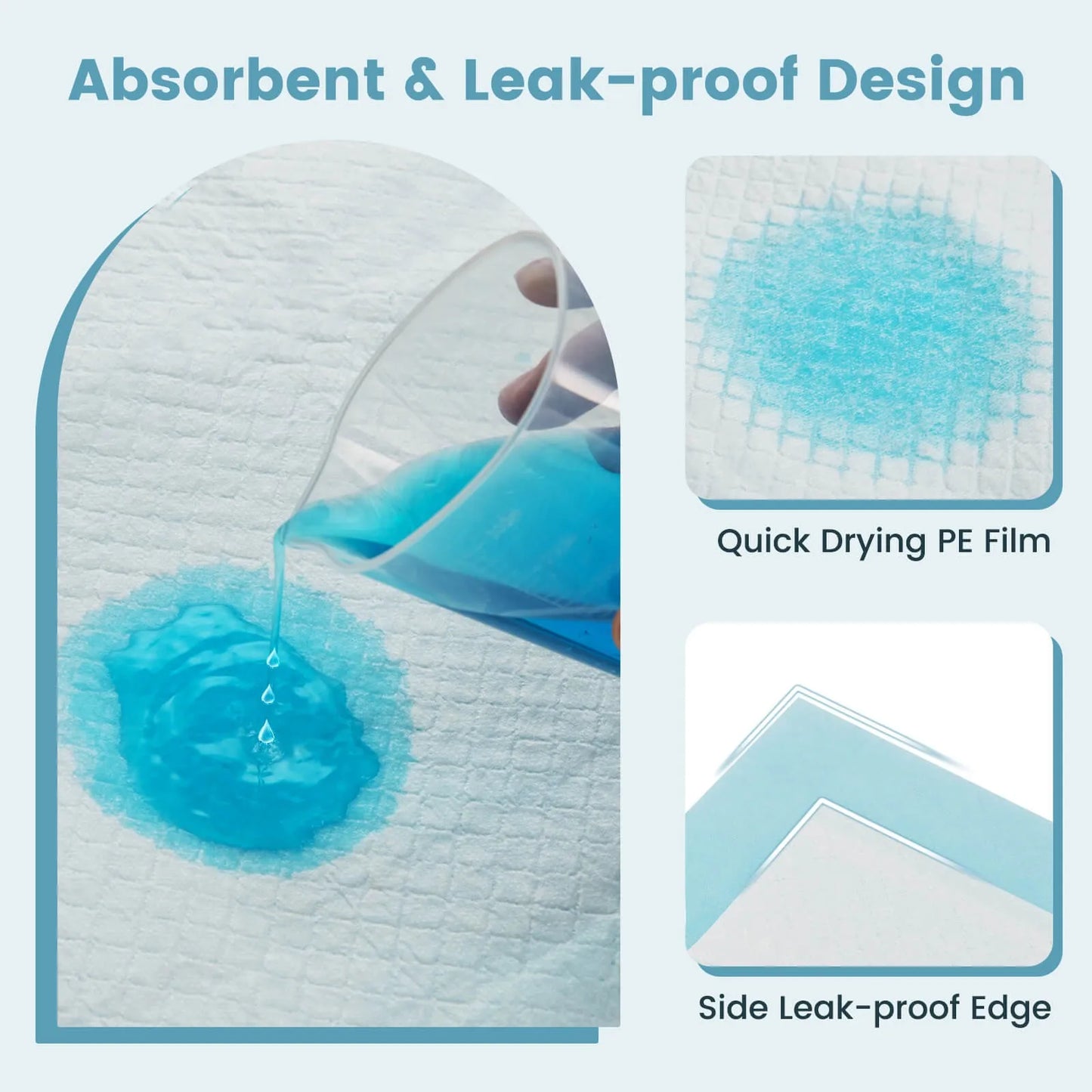 36"x 36"(100 Counts) Dog Potty Training Pads Puppy Pee Pads w/ Quick-Drying