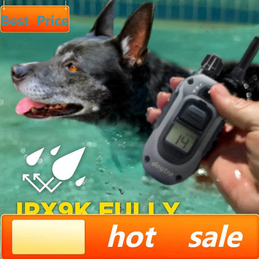 hot-selling280X E-Collar with Remote [New Edition] 10 lbs+, 1/2 Mile Range, LED Light, 100 Levels of Precise Control for Stubbor