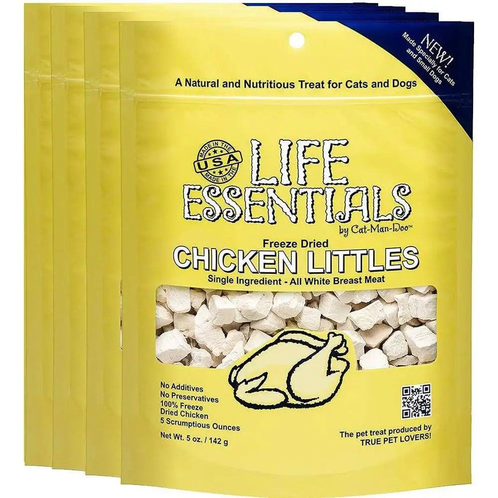 Lie entials Chicken Littles reeze Dried Chicken Cat & Small Dog Treats, y Single Ingredient Training Treats & Cat Snacks, Perect