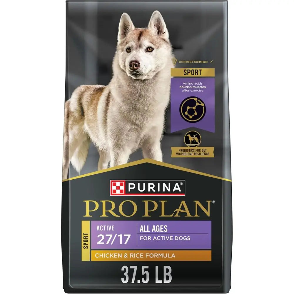 Active, High Protein Dog ood, SPORT 27/17 Chicken and Rice ormula - 37.5 lb. Bag