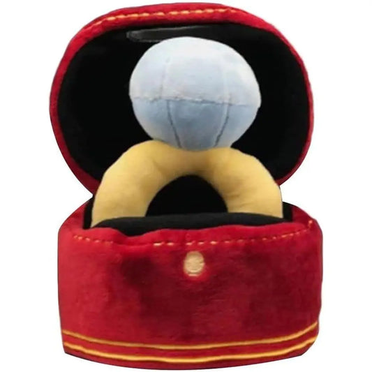 Squeak Plush Toy, Diamond Ring Case, Pet Chew Toy Pet Supplies Dog Toy, Dog Wedding