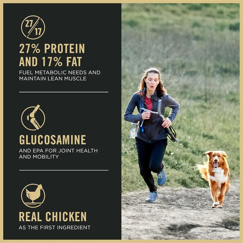 Active, High Protein Dog ood, SPORT 27/17 Chicken and Rice ormula - 37.5 lb. Bag