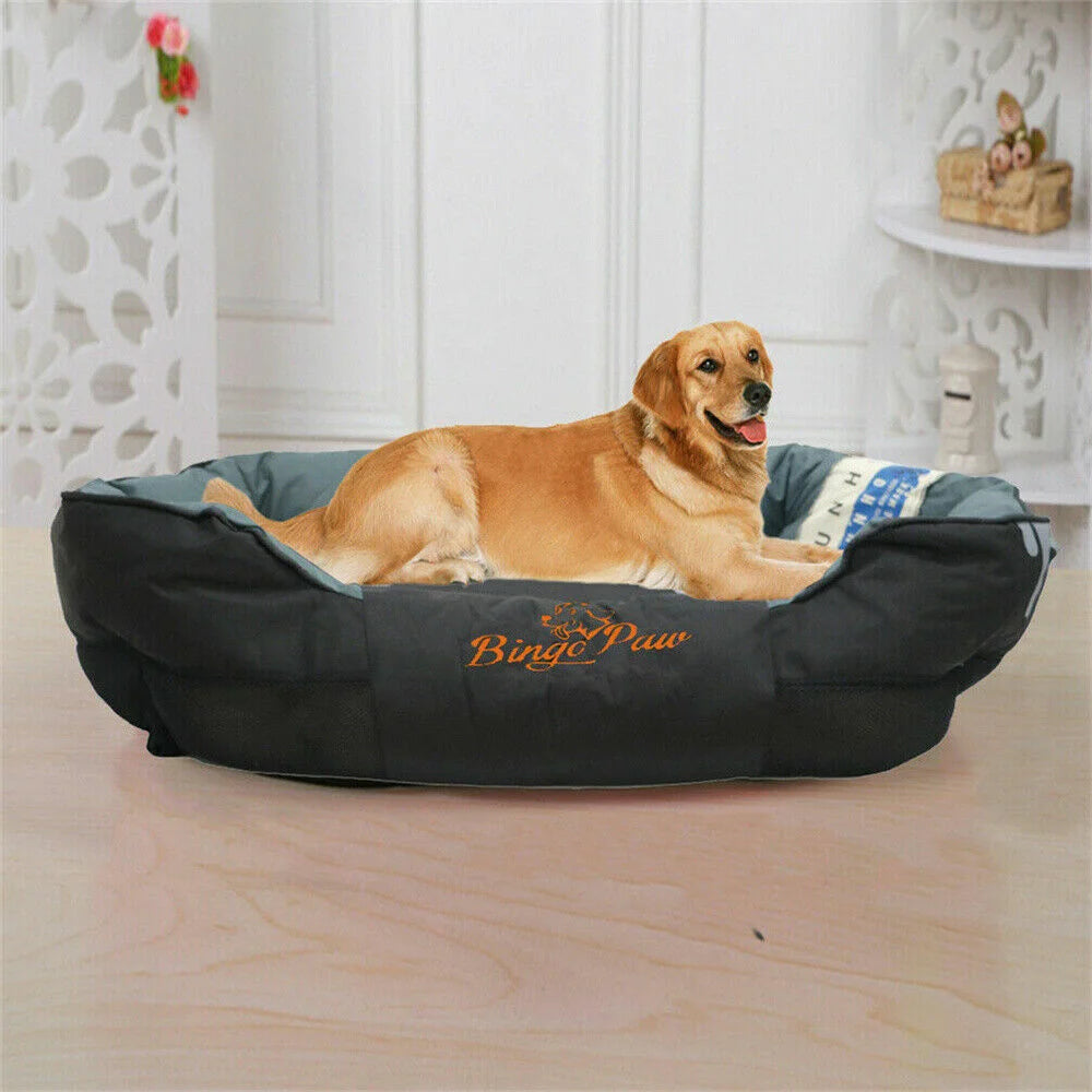 XXL XL L Orthopedic Sofa Dog Bed Waterproof Pet Mat Kennel Washable Pet Puppy Basket Cushion Removable fr Small Medium Large Dog