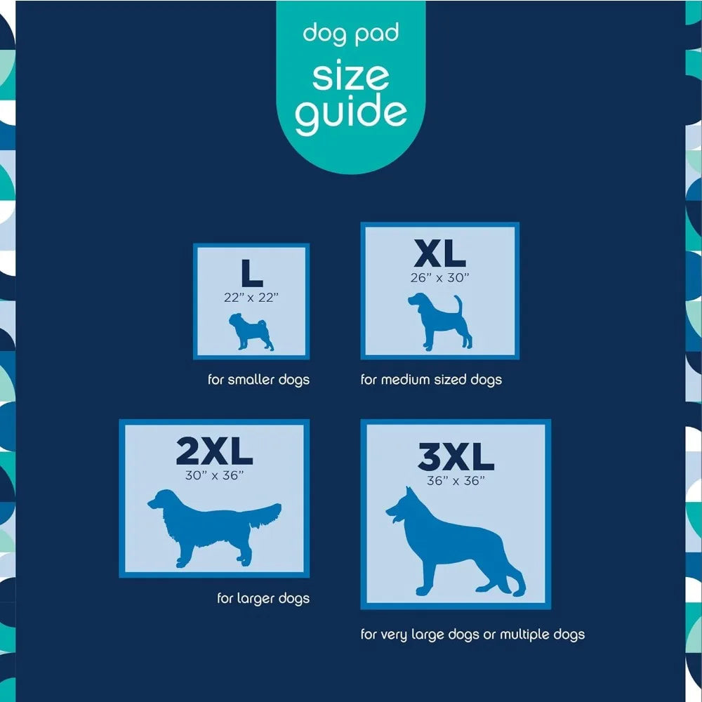 Smart Prints XXL Puppy Pads for Dogs, Potty Training Pee Pads, 64 Count, 30' x 36', Leak-Proof, Super