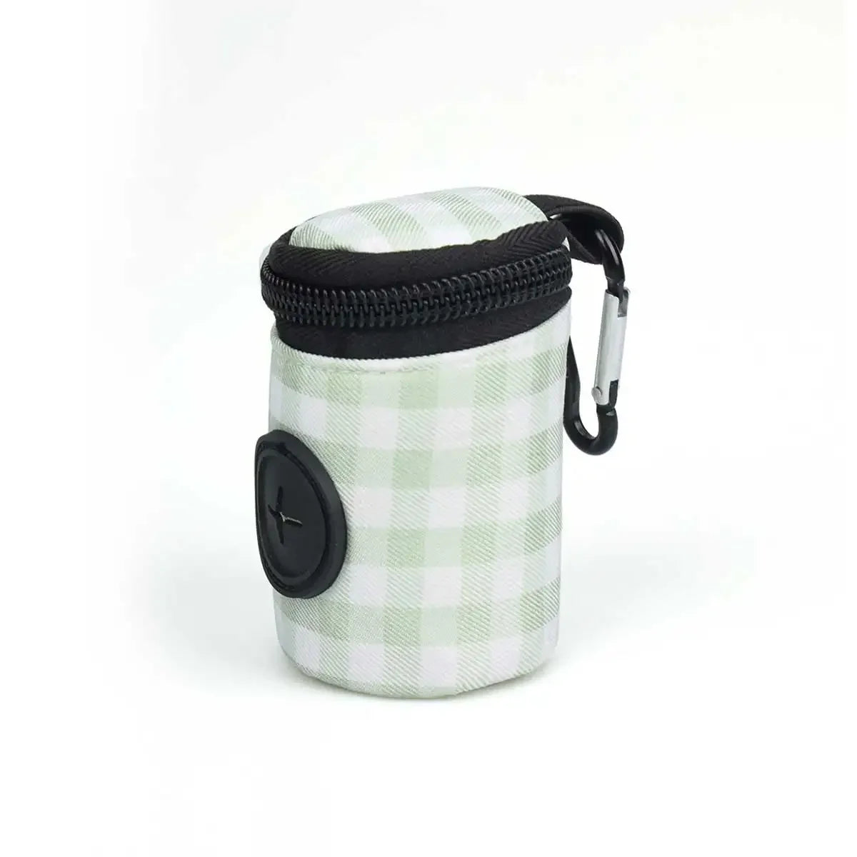 Pet waste bag Checkered pattern  Fashionable Easy to carry when going out  Waste bag for dog feces Outdoor litter collection bag