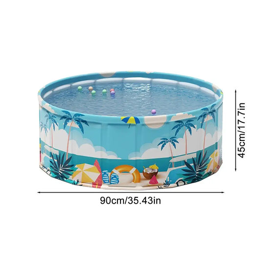 90/120/160cm Foldable Kids Pool Wading Pool Kids Swimming Pool Baby Framed Pools Pet Bath kid Basin Pet Pool Dog Bathing Tub