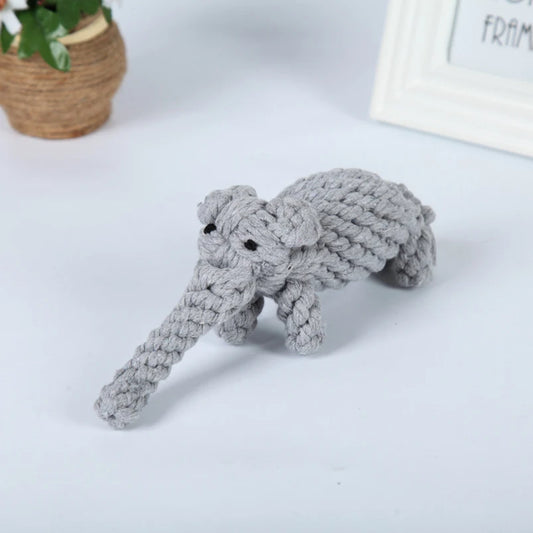New hot-selling pet cotton rope toy dog bite-resistant braided cotton rope medium and large dog molar teeth cleaning toy