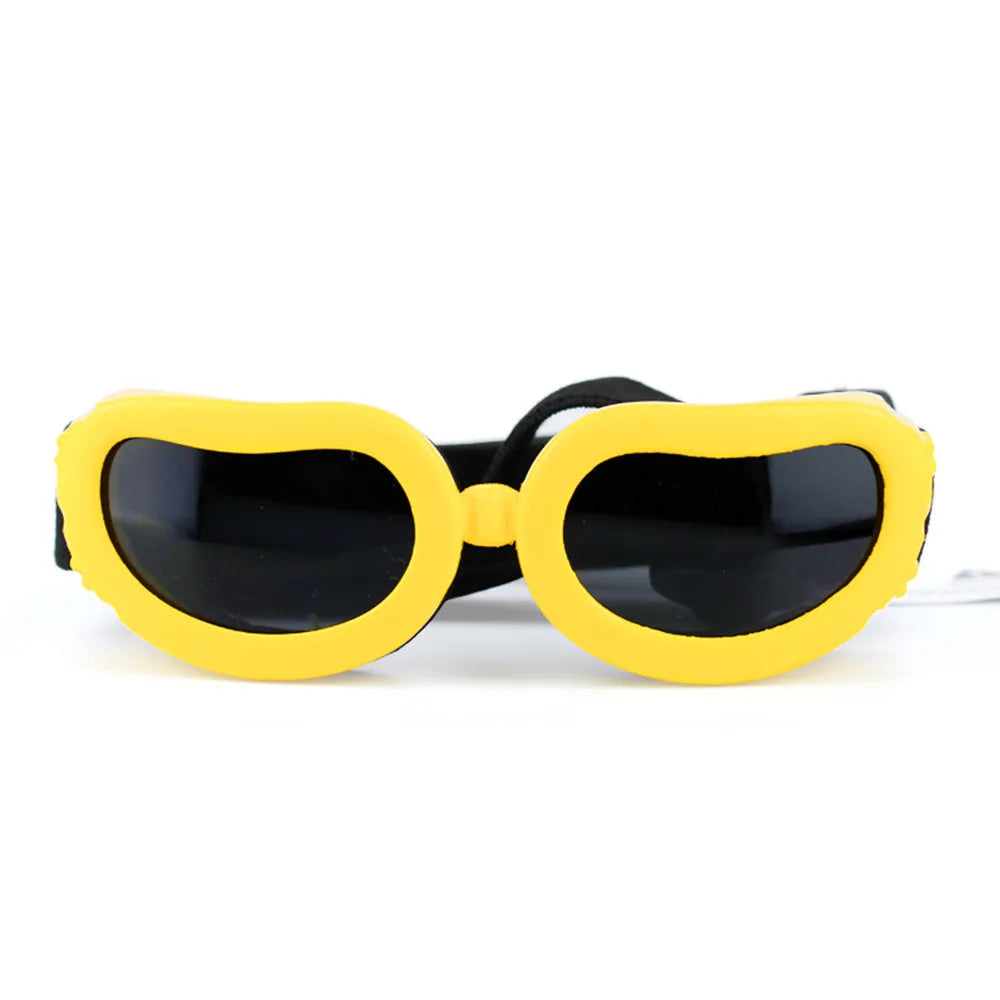 Fashion Small Dog Sunglasses UV Protection Goggles Eye Wear Protection Pet Accessories for Dogs Adjustable Waterproof Glasses