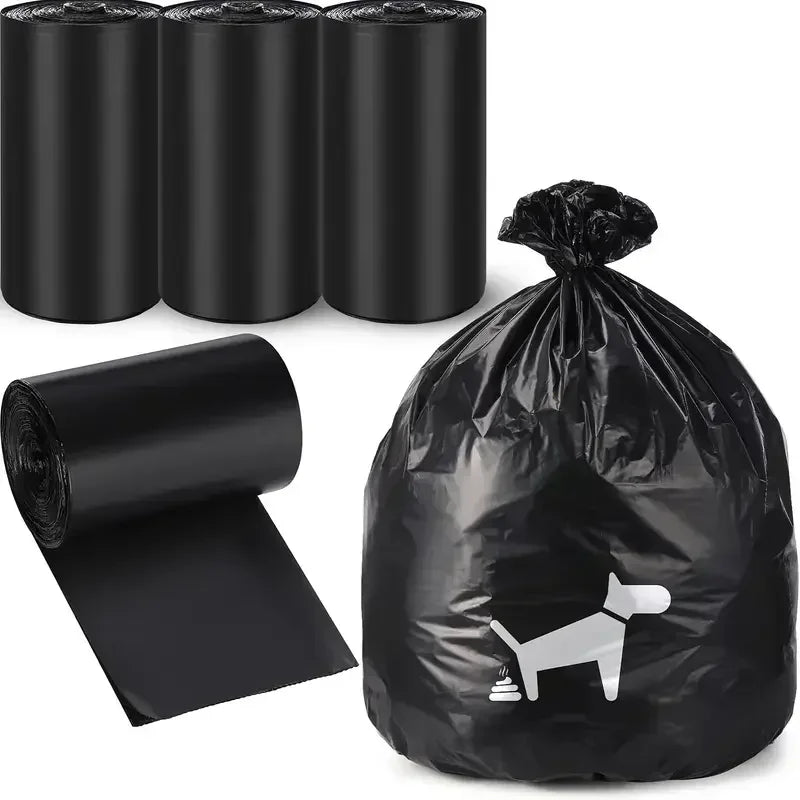 15/600pcs Dog Poop Bags Disposable Pet Waste Bags Dog Waste Bags Design Pet Poop Clean Pick Up Bone Bag Dispenser Tools