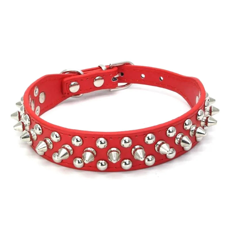 High Quality Dog Rivet Collar and Leash Set Anti Bite Pet Collars for Medium Large Dogs Bulldog Greyhound mascotas Accessories