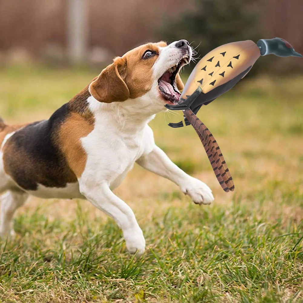 Pheasant Dummy Bumper Toy for Hunting Retriever Dog Training,Hunting Duck Recognition Trainers Pet Dog Interactive Training Toys