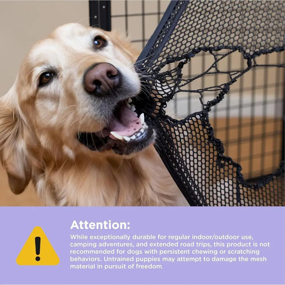 Portable Extra Large Dog Crate with 4-Door Access and Mesh Windows - Ideal for Travel and Outdoor Use in Light Gray