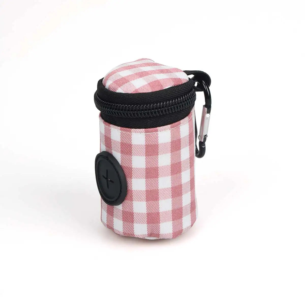 Pet waste bag Checkered pattern  Fashionable Easy to carry when going out  Waste bag for dog feces Outdoor litter collection bag