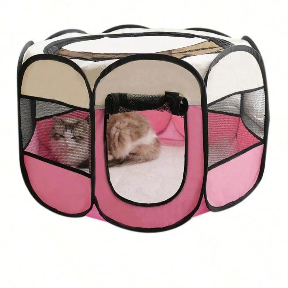 Dog Supplie Dog Pen Dog Playpen Foldable Pet Tent Kennel Octagonal Fence Puppy Shelter Easy To Use Outdoor Easy Operation Large