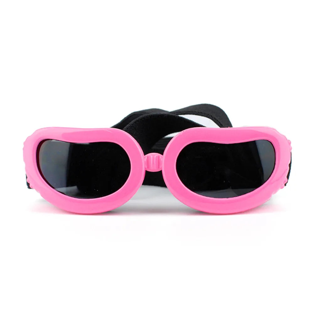 Fashion Small Dog Sunglasses UV Protection Goggles Eye Wear Protection Pet Accessories for Dogs Adjustable Waterproof Glasses