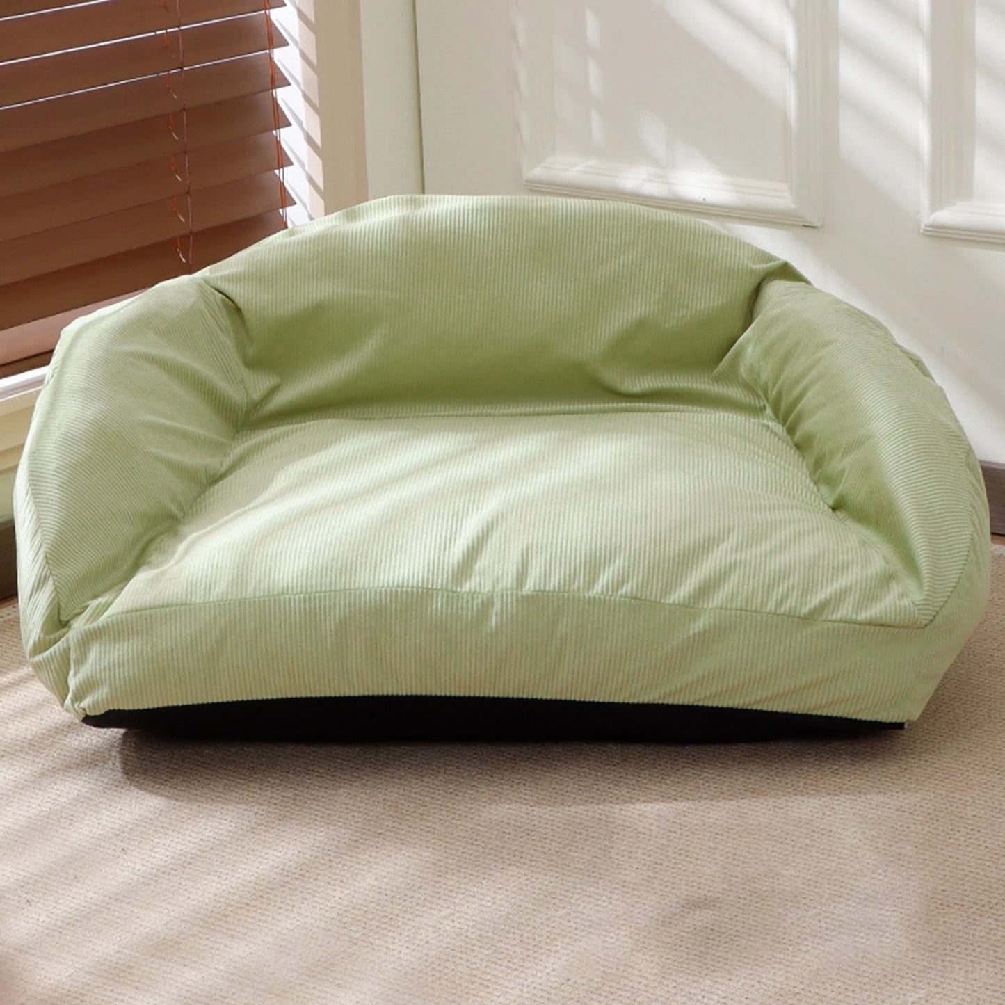 Pet Sofa Bed All Seasons Pet Bed with Widen Sleeping Area Pet Couch with Removable Washable Cover Anti-slip Bottom for Cats Smal