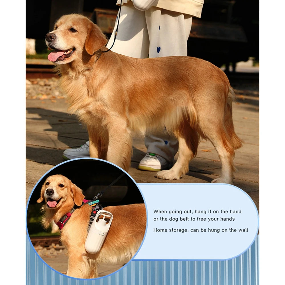 Pet Dog Pooper Scooper With 4 Rolls Tool Bags Portable No Touch Poop Scooper Puppy Waste Pick-Up Cleaner Claw Poop Scooper