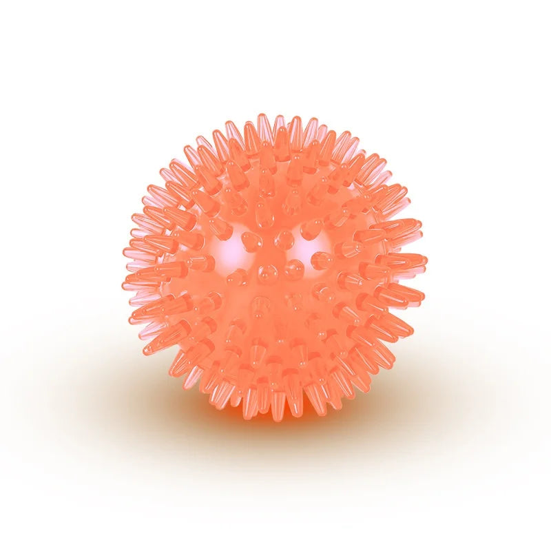 New Pet Toy Ball Cat Puppy Sounding Toy Tooth Cleaning Ball Training Pet Teeth Chewing Toy Thorn Balls Accessories