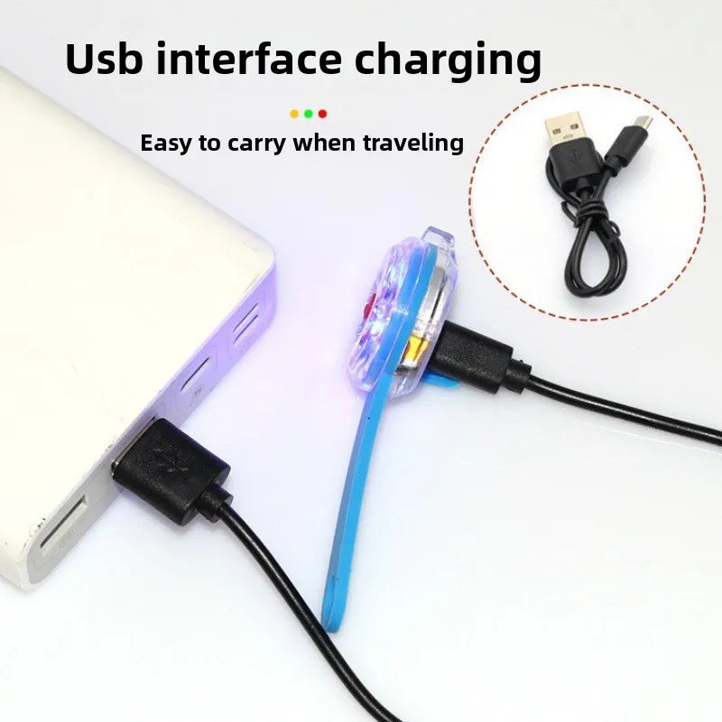 Dogs Collars Anti Loss Pendant Waterproof Safety LED Flashing Light USB Rechargeable LED Light Pendant For Dogs Cats Pets