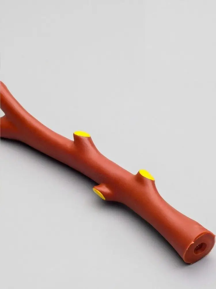 Interactive Squeaky Stick Dog Toy - Vinyl Chew Bone for Dental Health, Self-Play Entertainment & Training ( Durable & Non-Toxic)