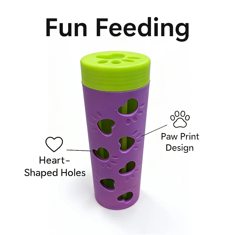Detachable Pet Slow Feeder Treat Dispenser | Durable Bite-Resistant Chew Toy Roller, Mental & Physical Stimulation