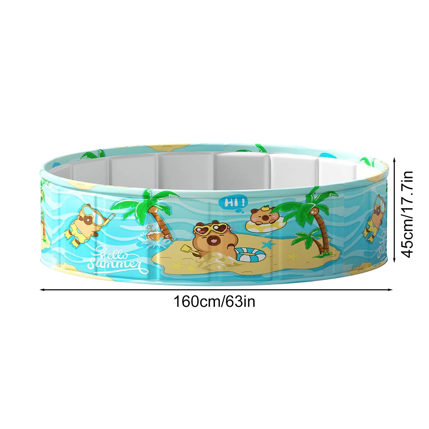 90/120/160cm Foldable Kids Pool Wading Pool Kids Swimming Pool Baby Framed Pools Pet Bath kid Basin Pet Pool Dog Bathing Tub