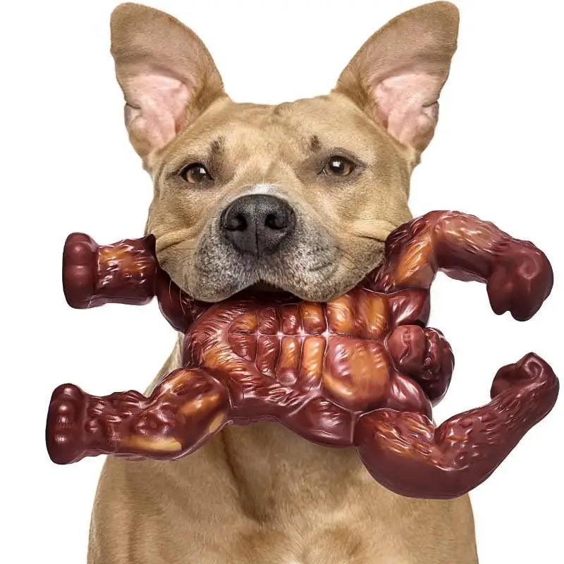 Dog Toys Teeth Grinding Toy Chewing Nylon Beef Flavor Toy Pressure Reducing Play Training Chewing Anti Anxiety Toy Pet Supplies