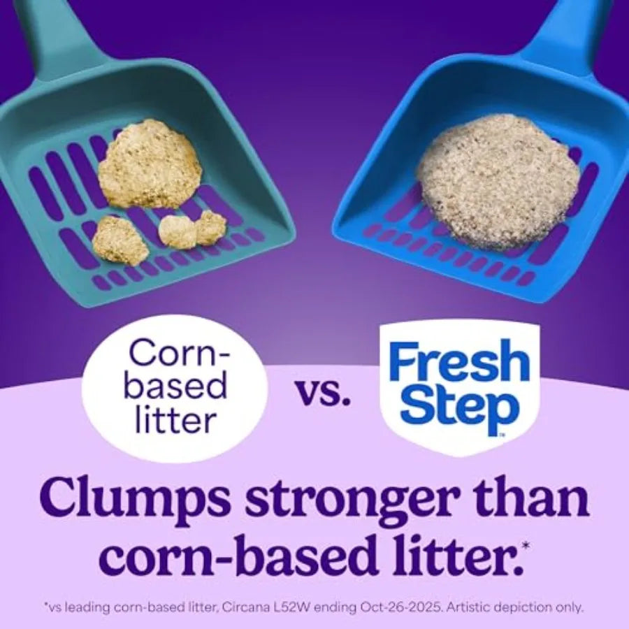Clumping Cat Litter Advanced Simply Unscented Extra Large 37 Pounds Total 2 Pack of 18.5lb Boxes Package May Vary