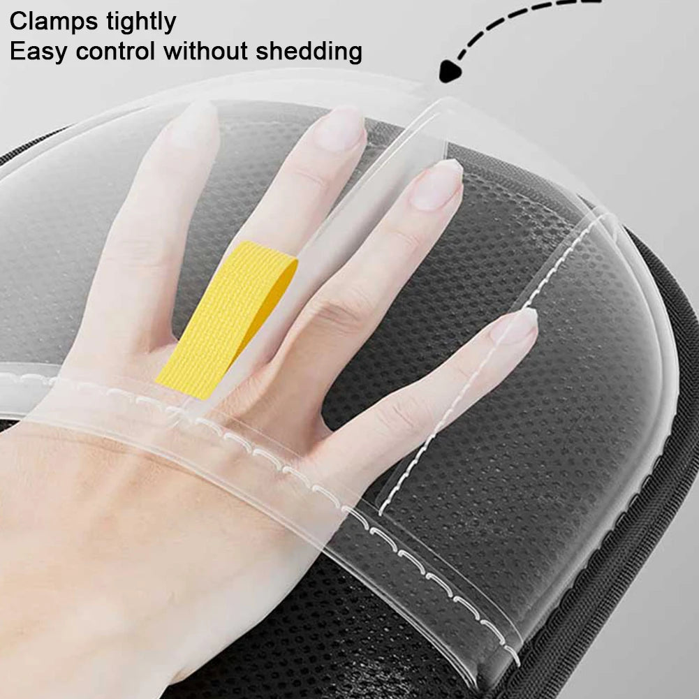 1/2/3Pcs Electrostatic Gloves Multi-Function Anti Static Hair Removal Glove with Brush & Hook for Couch Furniture Carpet