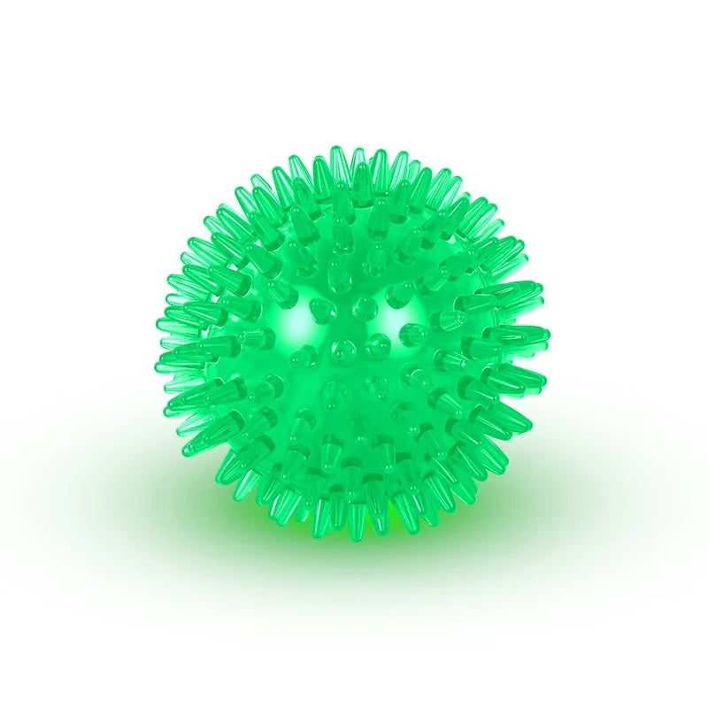 New Pet Toy Ball Cat Puppy Sounding Toy Tooth Cleaning Ball Training Pet Teeth Chewing Toy Thorn Balls Accessories