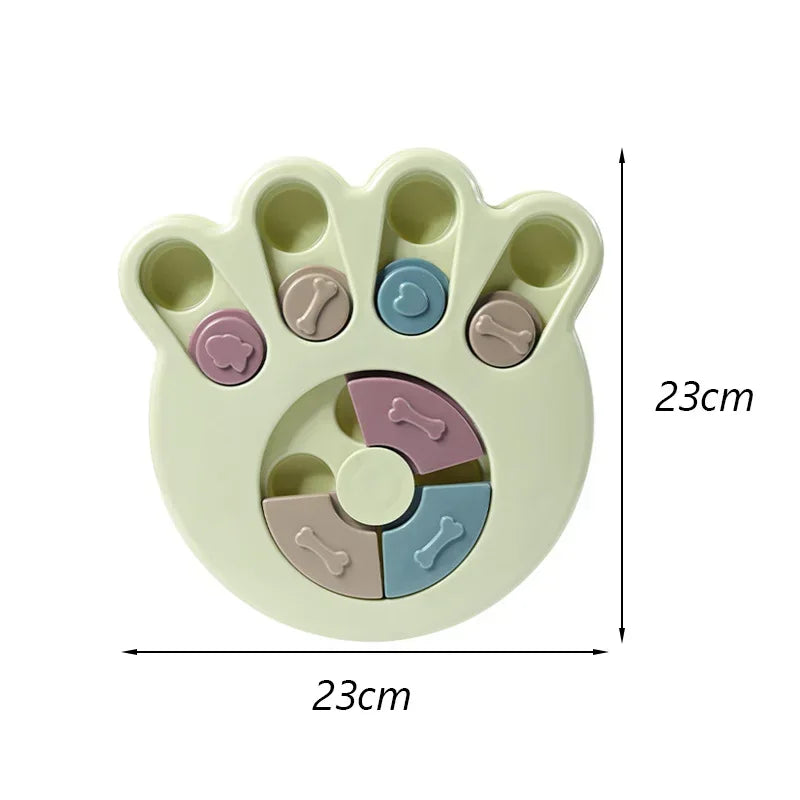 Funny Dog Cat Feeding Toy Puzzle Pet Toys for Small Dogs Cats Training Puppy Intelligence Quotient Slow Food Plate Accessories