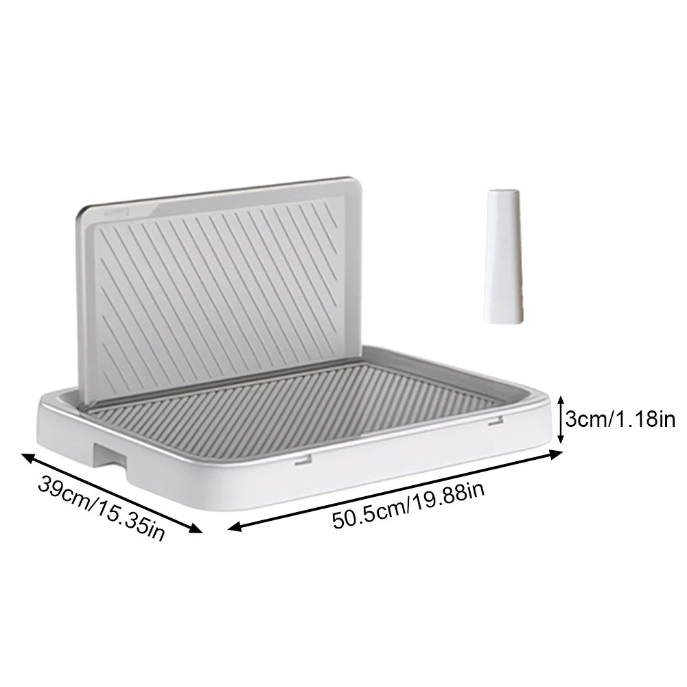 Dog Potty Tray with Pee Wall Pets WC Toilet Anti-Splash Pet Indoor Dog Training Toilet Pet Dog Toilet Puppy Kitten Cleaning Tool