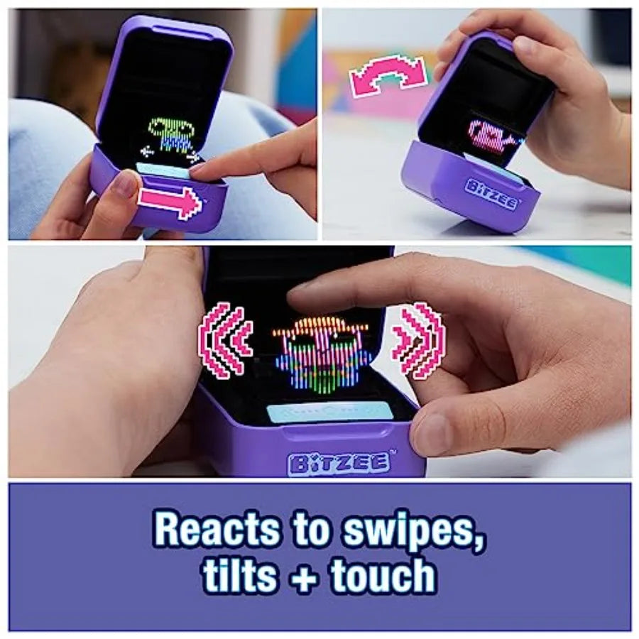 Bitzee Interactive Toy Digital Pet with 15 Animals Inside Virtual Electronic Pets React to Touch Toys for Girls and Boys